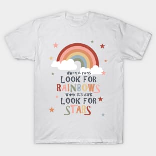 Look for rainbows earth tribe T-Shirt